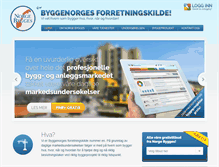 Tablet Screenshot of norgebygges.com